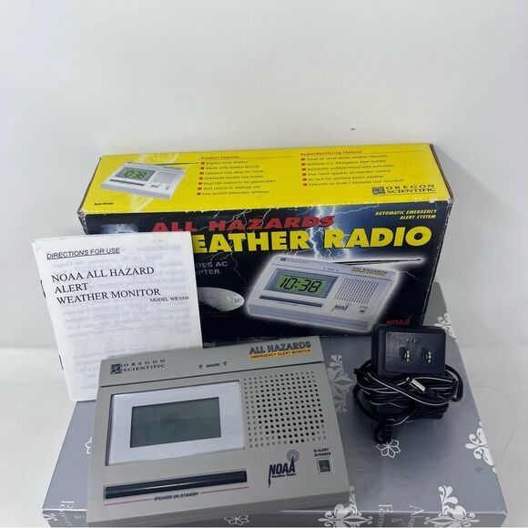 Oregon Scientific WR-3000 All Hazards Emergency Alert Monitor Weather Radio NOAA - Picture 3 of 6